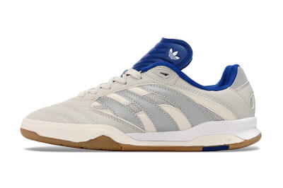 Adidas Predator Mundial IC Indoor & Futsal Soccer Shoes - Grey/Blue/White