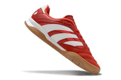 Adidas Predator Mundial IC Indoor & Futsal Soccer Shoes - Red/White/Brown