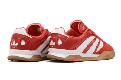 Adidas Predator Mundial IC Indoor & Futsal Soccer Shoes - Red/White/Brown