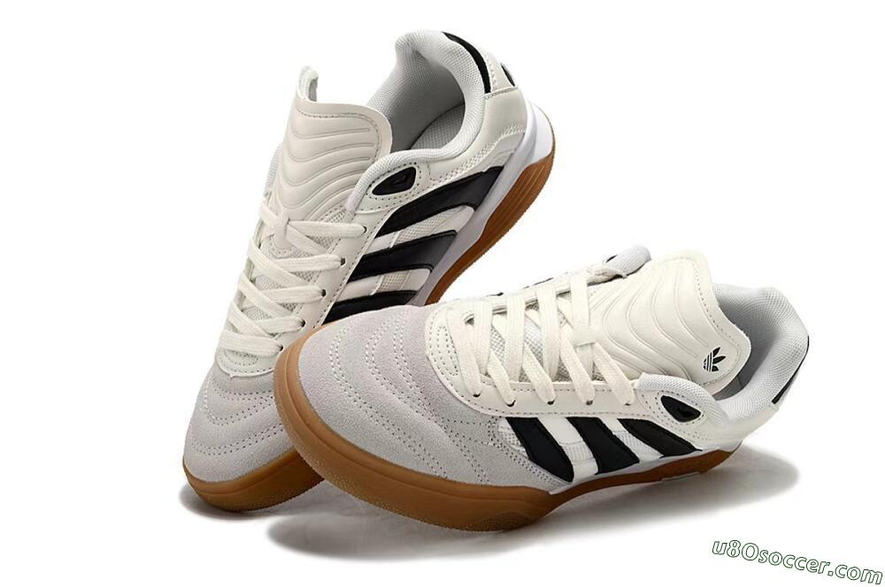 Adidas Predator Mundial IC Indoor & Futsal Soccer Shoes - Beige/Black/Brown 3