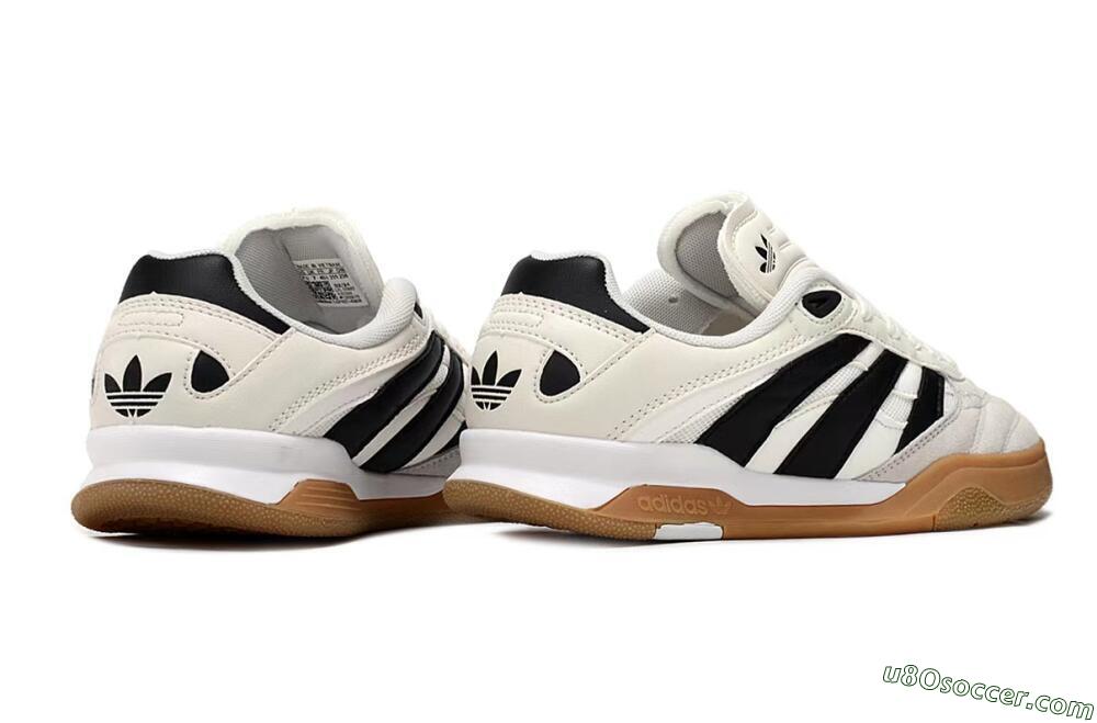 Adidas Predator Mundial IC Indoor & Futsal Soccer Shoes - Beige/Black/Brown 6