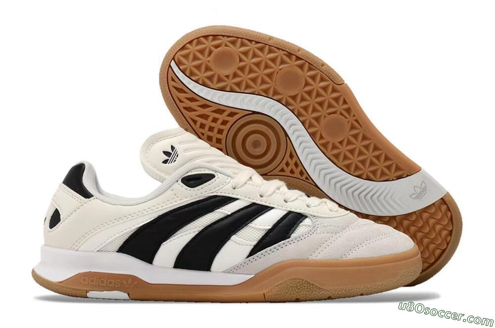 Adidas Predator Mundial IC Indoor & Futsal Soccer Shoes - Beige/Black/Brown 1