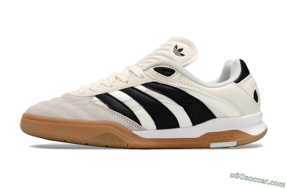Adidas Predator Mundial IC Indoor & Futsal Soccer Shoes - Beige/Black/Brown 2