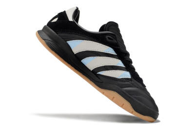 Adidas Predator Mundial IC Indoor & Futsal Soccer Shoes - Black/White/Blue