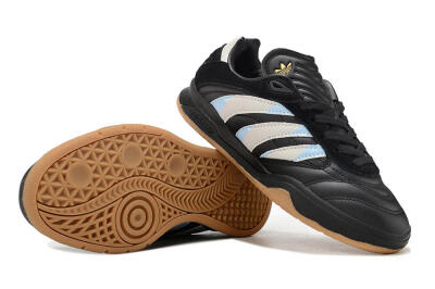 Adidas Predator Mundial IC Indoor & Futsal Soccer Shoes - Black/White/Blue