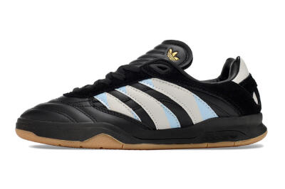 Adidas Predator Mundial IC Indoor & Futsal Soccer Shoes - Black/White/Blue