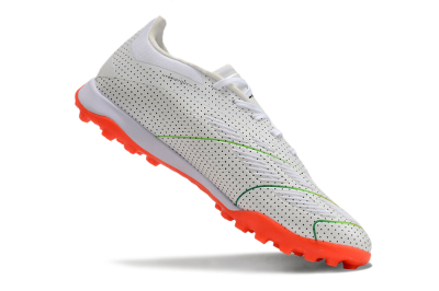 Adidas Predator 24 Elite TF Artificial Turf Soccer Shoes - White/Silver/Red
