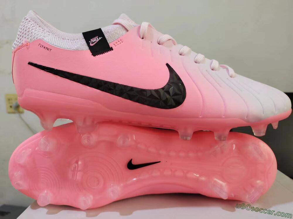 Nike Tiempo Legend 10 Elite FG Firm Ground Soccer Cleats - Pink/Black