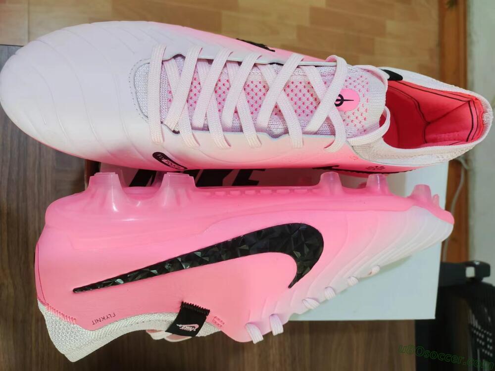 Nike Tiempo Legend 10 Elite FG Firm Ground Soccer Cleats - Pink/Black