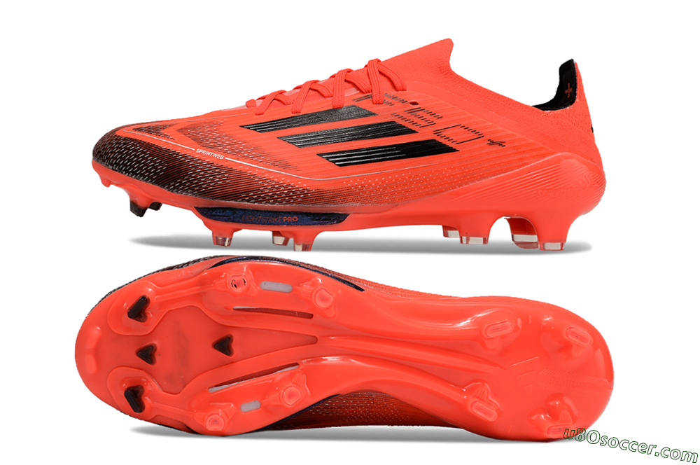 Adidas F50 Lightstrike Pro FG Firm Ground Soccer Cleats - Red/Black/White 0