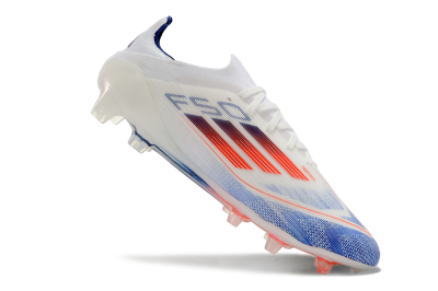 Adidas F50 Elite FG Firm Ground Soccer Cleats - Blue/Red/Beige