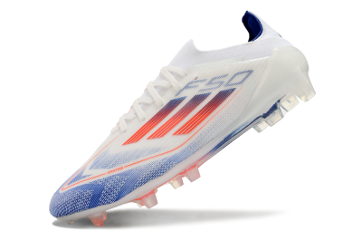 Adidas F50 Elite FG Firm Ground Soccer Cleats - Blue/Red/Beige