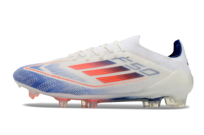Adidas F50 Elite FG Firm Ground Soccer Cleats - Blue/Red/Beige