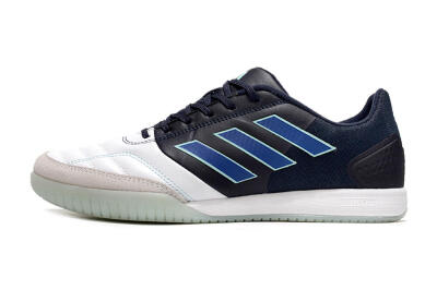 Adidas Top Sala Competition IC Indoor & Futsal Soccer Shoes - White/Black/Blue