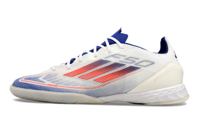 Adidas F50 Pro IC Indoor & Futsal Soccer Shoes - Blue/Red/Beige