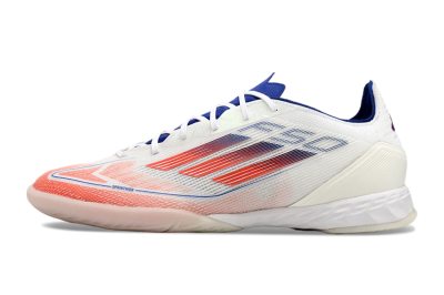 Adidas F50 Pro IC Indoor & Futsal Soccer Shoes - Blue/Red/Beige