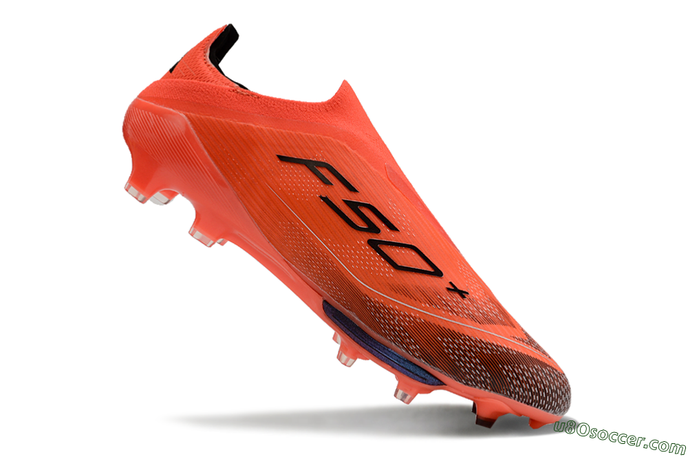 Adidas F50 Lightstrike Pro Laceless FG Firm Ground Soccer Cleats - Red/Black/White 4