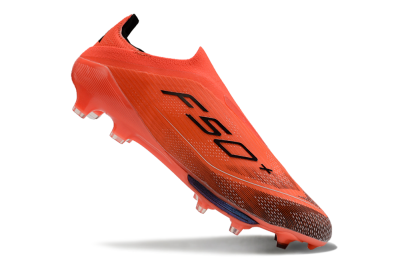 Adidas F50 Lightstrike Pro Laceless FG Firm Ground Soccer Cleats - Red/Black/White