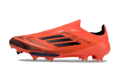 Adidas F50 Lightstrike Pro Laceless FG Firm Ground Soccer Cleats - Red/Black/White
