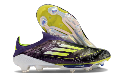 Adidas F50+ Lightstrike Pro FG Firm Ground Soccer Cleats - Purple/Yellow/Blue