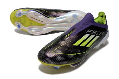 Adidas F50+ Lightstrike Pro FG Firm Ground Soccer Cleats - Purple/Yellow/Blue