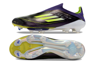 Adidas F50+ Lightstrike Pro FG Firm Ground Soccer Cleats - Purple/Yellow/Blue