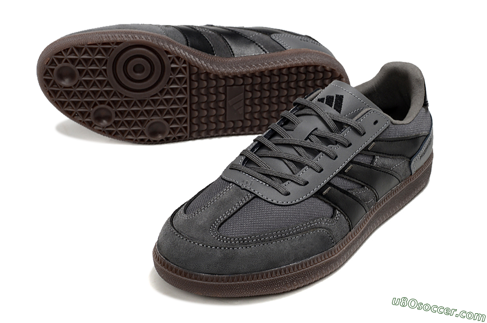 Adidas Predator 24 League Low IC Indoor & Futsal Soccer Shoes - Grey/Black/Brown 3