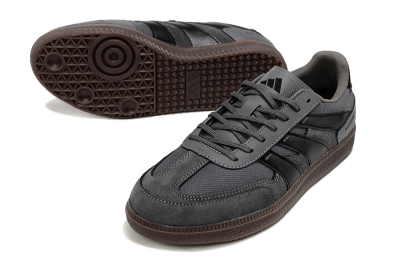 Adidas Predator 24 League Low IC Indoor & Futsal Soccer Shoes - Grey/Black/Brown
