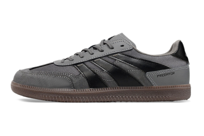 Adidas Predator 24 League Low IC Indoor & Futsal Soccer Shoes - Grey/Black/Brown
