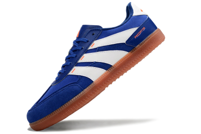 Adidas Predator 24 League Low IC Indoor & Futsal Soccer Shoes - Blue/White/Brown