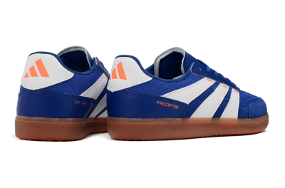 Adidas Predator 24 League Low IC Indoor & Futsal Soccer Shoes - Blue/White/Brown