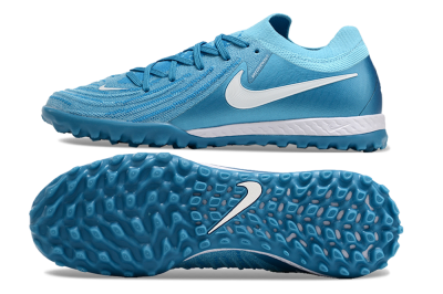 Nike Phantom GX 2 Elite TF Artificial Turf Soccer Shoes - Blue Fury/White