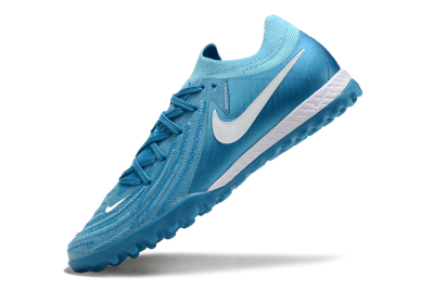 Nike Phantom GX 2 Elite TF Artificial Turf Soccer Shoes - Blue Fury/White