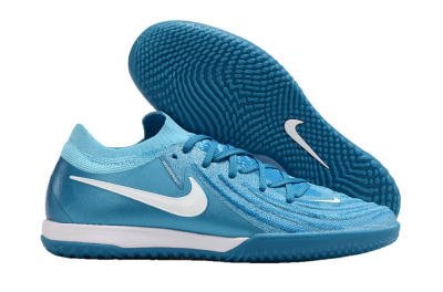 Nike Phantom GX 2 Elite IC Indoor & Futsal Soccer Shoes - Blue Fury/White