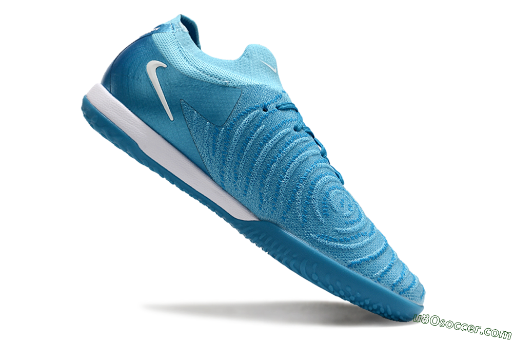 Nike Phantom GX 2 Elite IC Indoor & Futsal Soccer Shoes - Blue Fury/White 4