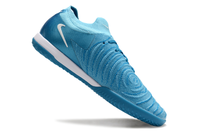 Nike Phantom GX 2 Elite IC Indoor & Futsal Soccer Shoes - Blue Fury/White