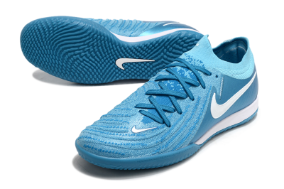 Nike Phantom GX 2 Elite IC Indoor & Futsal Soccer Shoes - Blue Fury/White