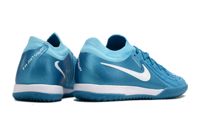 Nike Phantom GX 2 Elite IC Indoor & Futsal Soccer Shoes - Blue Fury/White