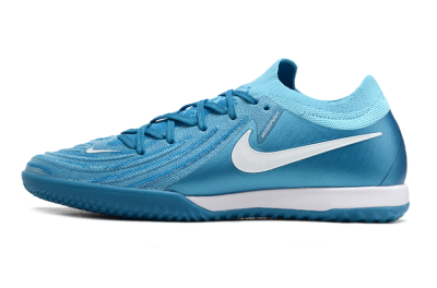 Nike Phantom GX 2 Elite IC Indoor & Futsal Soccer Shoes - Blue Fury/White