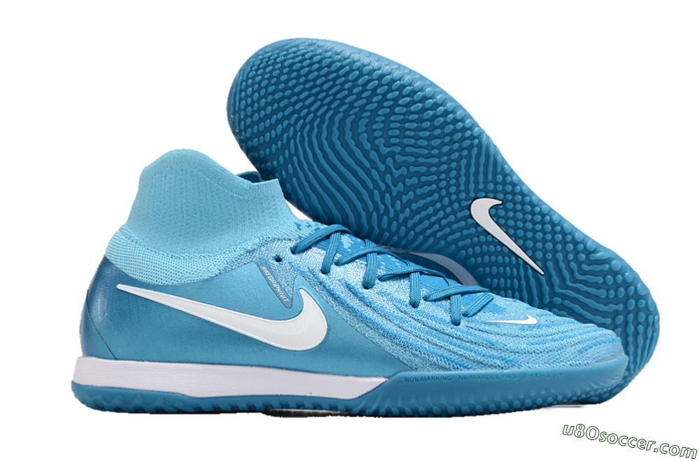 Nike Phantom Luna Elite NU IC Indoor & Futsal Soccer Shoes - Blue Fury/White 1