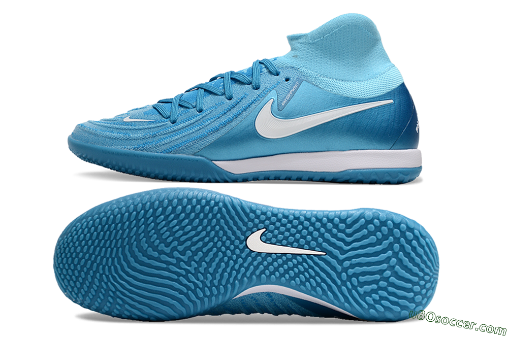 Nike Phantom Luna Elite NU IC Indoor & Futsal Soccer Shoes - Blue Fury/White 0
