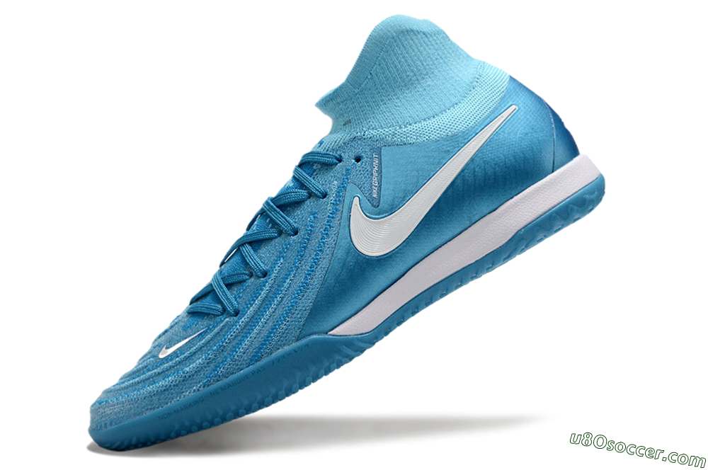 Nike Phantom Luna Elite NU IC Indoor & Futsal Soccer Shoes - Blue Fury/White 5