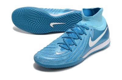 Nike Phantom Luna Elite NU IC Indoor & Futsal Soccer Shoes - Blue Fury/White