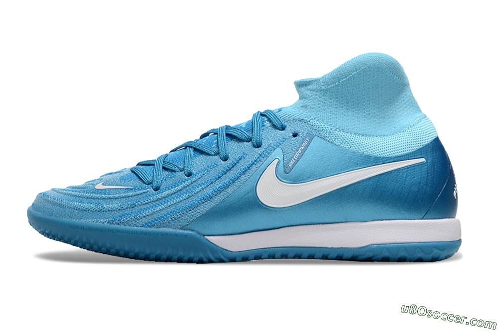 Nike Phantom Luna Elite NU IC Indoor & Futsal Soccer Shoes - Blue Fury/White 2