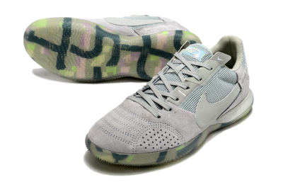 Nike Street Gato IC Indoor & Futsal Soccer Cleats - Grey/Green/Mint
