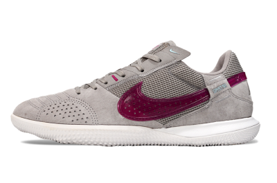 Nike Street Gato IC Indoor & Futsal Soccer Cleats - Grey/Purple/White