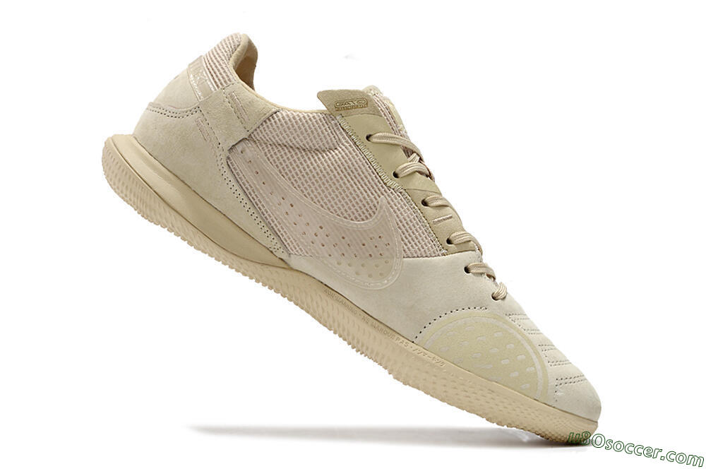 Nike Street Gato IC Indoor & Futsal Soccer Cleats - Beige/Beige 4