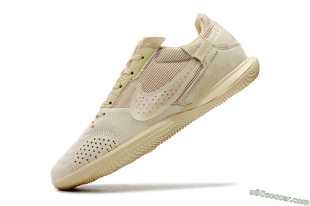 Nike Street Gato IC Indoor & Futsal Soccer Cleats - Beige/Beige 5