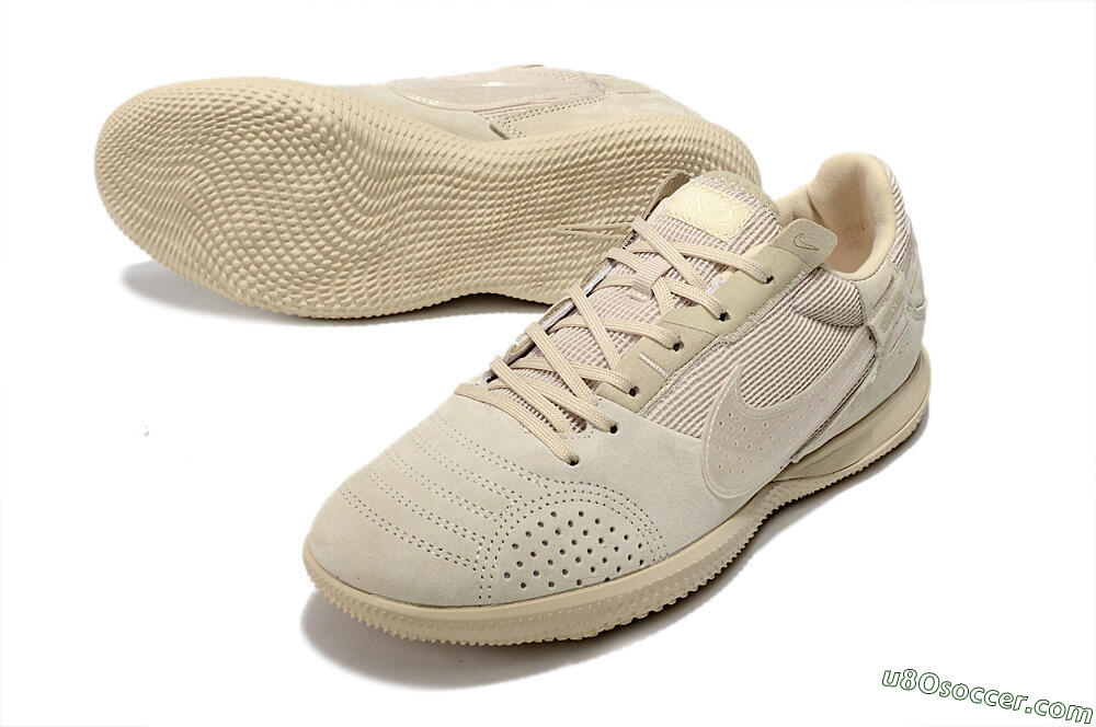 Nike Street Gato IC Indoor & Futsal Soccer Cleats - Beige/Beige 3