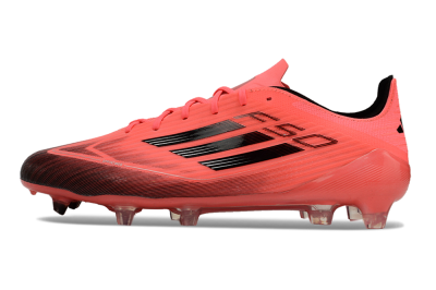 Adidas F50 Adizero FG Firm Ground Soccer Cleats - Red/Black